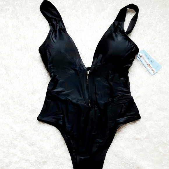 None Other - Black one piece sexy Swimsuit JOJO Lemon XXl